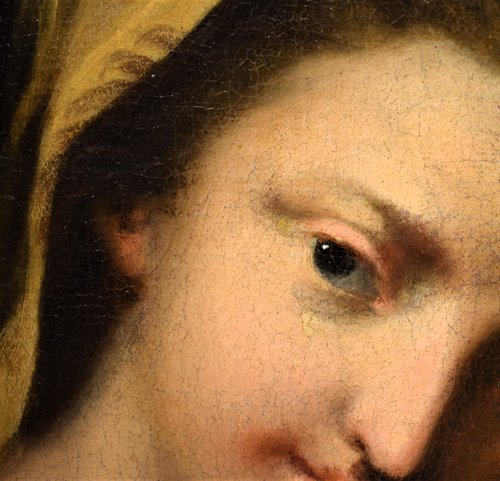 Vierge à L'Enfant et le le petit Saint Jean Baptiste